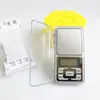 groothandel Mini elektronische digitale weegschaal Sieradenweegschaal Balance Pocket Gram LCD-schermweegschaal met doos 500g / 0,1g 200g / 0,01g Beste kwaliteit