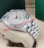 Dernière version 8 style 41mm Pave Full Diamond 228349 118388 Calendrier Automatic Fashion Men039s Watches Wristwatch3606534