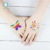 Rocooart Different Rainbow Tattoo Sticker gay pride sticker Face Cosmetic Lovely Body Art Temporary Colorful Sticker