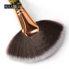 15 sztuk czarne złote paski pędzle makijaż zestaw syntetyczny włosy makijaż szczotka narzędzia szczotki kosmetyczne Profesjonalne zestawy szczotek fundamentowych