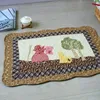 100% algodão acolchoado Tapete Patchwork Tapete Cenário rural antiderrapante Sala Corredor Porta Rug Mat