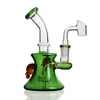 7.1 Inchs Small Bong Hookahs Smoking Waterpipes Thick Glass Oil Rigs Beaker Bongs Water Pipes Dabber With 14mm Banger