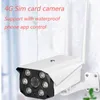 1080p IP Kamera Wi-Fi 3G 4G SIM-kort IP-kamera WiFi HD Bullet Säkerhetskamera Utomhus Trådlös IR 50m Fokuslins CCTV CAM