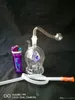 Classic round edge ribbed hoses Wholesale Glass Bongs Accessories, Glass Water Pipe Smoking, Free Shipping