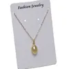 18K Gold American Football Sports Kettingen voor Dames Rugby Vorm Hanger Kettingen Mode Liefhebbers Sieraden Gift