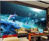 carta da parati per le pareti 3 d per soggiorno Ocean 3D Wallpapers World TV parete di fondo
