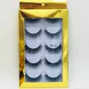 5Pairs Mixed Style Fake 3D Mink Hair Eyelashes False Eye lashes Handmade Natural Long Eyelash Fluffy Reusable 6d free ship
