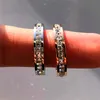 Vrouwelijke Crystal CZ Stenen Ring Vintage Rvs Vrouwen Trouwringen Mode Belofte Geel Goud Verlovingsring