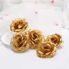200st 8cm 21Colors Silk Rose Artificial Flower Heads DIY Flower for DIY Wedding Wall Arch Bouquet Bakgrund Decoration Festival 5131676