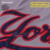 Suporte personalizado para camisa de beisebol Design gráfico personalizado e personalização de camisas retrô e número de equipes bordado logotipo