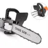 4th. 11.5 Inch Chainsaw Bracket Change 100 Angle Grinder Into Chain Saw Woodworking Tool