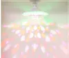 E27 UFO 6 Färger Bluetooth MP3 Crystal Magic Rotating Ball Disco Lights Ljudstyrd LED-projektor RGB Party DJ-scenbelysning AC110V-220V