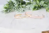 Personlig Baby Toddler Name Armband Bangle rostfritt stål Graverad hjärtblomma med bokstavsarmband barnanpassade smycken