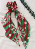Детские рождественские повязки по поводу повязки на головы эластичная мода рождественская елка Санта -печатные головные группы девочки рождественский декор для волос декор девочка подарок Wy117q1244928