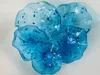 Unique Design Blown Glass Plates Flower Shape Murano Art Glass Wall Lamp Beautiful Decoration Hand Blown Glass Lamps