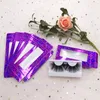 Glitter False Eyelashes Packaging Holographic Soft Paper Lashes Box with White Lash Tray for 25mm 27mm Mink Eyelash 3D 5D Eye Lashh Case