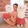 Adorabili giocattoli di peluche a forma di cartone animato, graziose bambole di pezza di alpaca, vari colori, cuscino imbottito, per regali di compleanno per bambini, collezionismo, decorazioni per la casa