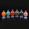 beautiful Hookahs Color Glass Bubble Carb cap for 21.5mm/25mm OD quartz banger Thermal Nails