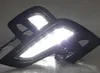 1 par drl para buick encore opel mokka 2017 luz do dia carro led drl luzes diurnas nevoeiro cabeça da lâmpada cover9258222