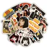 50pcs/Set Stickers Classic Movie Pulp Fiction Graffiti Waterproof Sticker for Skateboard Laptop Macbook Bicycle Motocycle Waterproof Decals