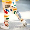 Kinderen meisjes broek geometrie print harembroek baby meisjes leggings losse broek kinderkleding