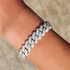 Европа и Америка Hotsale Fancy Braceles Позолоченные Топ CZ кубинские Браслеты Цепи для мужчин Hip Hip Jewelry хороший подарок для друзей