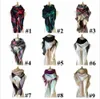 Plaid lenço Triângulo Cozy Blanket Lenços Tartan Tassel Cachecol Moda Wraps Inverno Grade xaile Verifique Pashmina Cashmere Malha Cachecol C7280