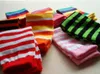 Kid Stripe Stockings Gradient Color Leg Rainbow Infant Elastic Warmers Winter Warm Stockings Leggings Leg Warmers WY244Q8026324