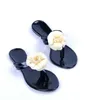 Nowe letnie damskie kwieciste kapcie damskie japonki kwiaty kapcie pcv sandały kamelia galaretki buty buty na plażę