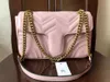 2023 Fashion Women Shoulder Bags Classic Gold GG Chain Heart Style Women Bag Handbag Tote Bags Messenger Handbags