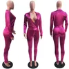 Zkyzwx шелковый сатин 2 частей набор женщин сексуальные клубные наряды мода одежда с длинным рукавом топ и брюки подходит для двух частей подходящих наборов11