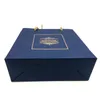 Wholesale Custom Design Navy Blue Shopping Paper Bags With Your Own Logo