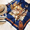 The new spring and summer simulation silk scarf sunscreen female fashion face five horses car scarves large shawl scarf beach3859463