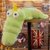 Dorimytrader New Cute Soft Cartoon Coccodrillo Peluche Grande Farcito Anime Coccodrillo Bambola Animali Cuscino Regalo 120 cm 150 cm 180 cm