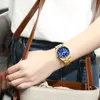 Chenxi Moda Rahat İzle Kadınlar Altın Lüks Kuvars Saatler kadın Tarih Saat Montre Femme Marka Saatı 2018 Yeni XFCS