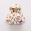 Autumn and Winter Foreign Trade Children's Cotton Clothes Butterfly Printed Children's Cotton Clothes in Europe and America