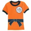 Barn baby pojkar tecknad vegeta goku kostymkläder kort ärm sömnkläder pyjamas barn pyjamas set sommar hemkläder pyjamas9587475