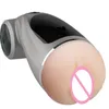 Hip Penis Vibration Male Masturbation Cup Realistic Vagina Voice Interaction Interactive Sucking Aircraft Cup Sex Toys For Men J190519