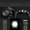 2020 SMAEL Sport Men's Wristwatch LED Digital Clock Waterproof Dual Time Wristwatch Military Watch 1617 Mens Watches orologi 199F