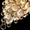 Retro Vintage Cooper Crystal Drops E14 LED Kroonluchters / Grote Europese Empire Style Lustres Kroonluchter Verlichting voor Woonkamer