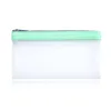 Pencil Bags 1pc Frosted Translucent Zipper Case Korean Stationery Creative Simple Large Capacity PU Cute Student Supplies1