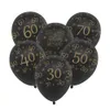 Qifu 30th Balloons 40th Ballons 50th Birthday Ballons Number 60th 70th Decorations誕生日パーティー用品贈り物