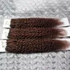 Afro crépus bouclés Mirco Loop Ring Hair 100% extensions de cheveux humains Micro Beads Extensions 300 mèches crépus bouclés boucles extensions de cheveux 300g