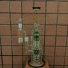 Bongs Vattenrör Arm Träd Perc Recycler Bubbler Olje Riggar 10 "Tall Bent Neck Tjock DAB BEAKER HOLOKAHS