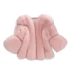 Srebrny Fur Coat Real Faux Fur Kurtka Płaszcz Trench Damska Płaszcz Manteaux Femme Cappotto Donna Invernale Doppio # 8 *