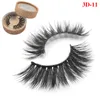 3D Faux Mink Eyelashes OemCustomPrivate Logo Acceptabelt 3D Silk Protein Lashes Gitter Round Mixed Styles1723409