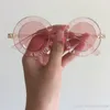 Moda Yuvarlak Steampunk Çocuk Güneş Gözlüğü Marka tasarımcı güneş gözlüğü Lüks Kız Güneş Gözlüğü Çocuk Arı Güneş Gözlükleri ulculos De Sol