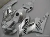 kit carenagem OEM para Honda CBR1000RR 2004 2005 brancos carenagens prata carroçaria definir CBR1000RR 04 05 OT04