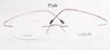 Luxury-brand Silhouette Titanium Rimless Optical Glasses Frame No Screw Prescription Eyeglasses With Bax 302F