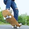 7 katmanlar akçaağaç kaykay güverte diy 8 inç doğal ahşap boş çift içbükey longboard dans kurulu acemi dropship